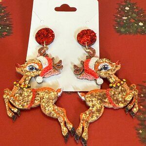Reindeer Dangle earrings